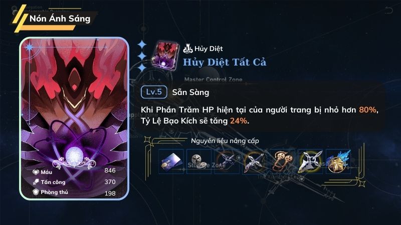 Hủy Diệt Tất Cả - Nón Ánh Sáng