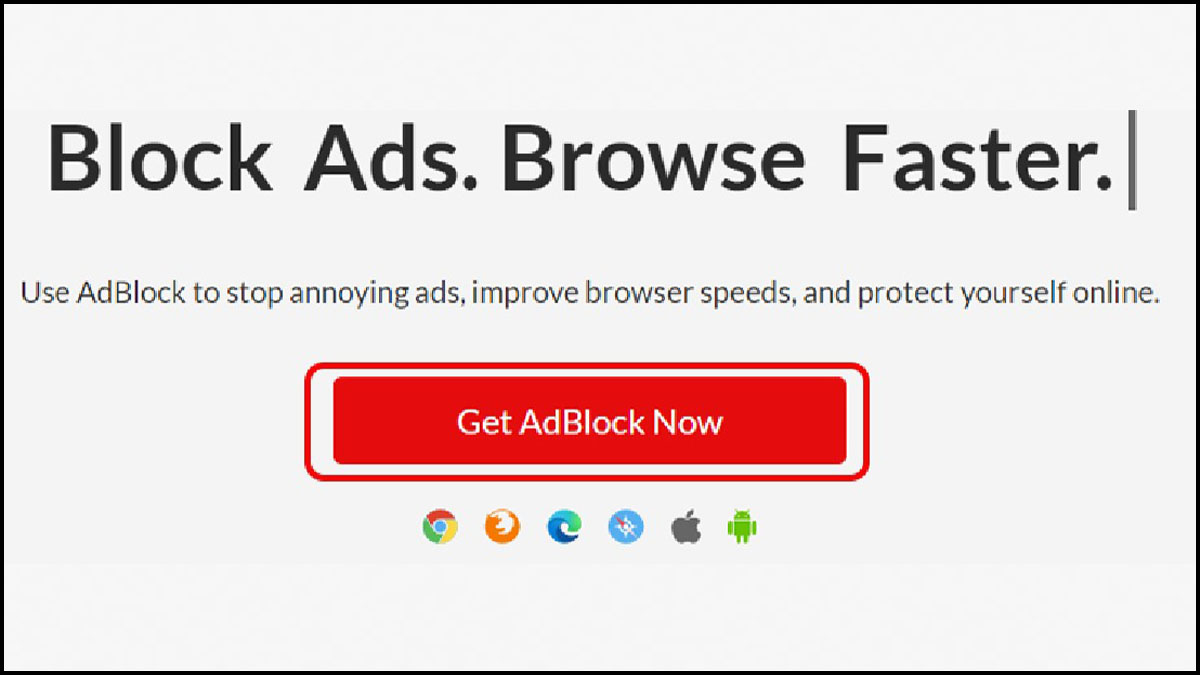 Bước 1: Cách chặn quảng cáo trên Google Chrome từ máy tính bằng cách Sử dụng tiện ích mở rộng AdBlock trên máy tính