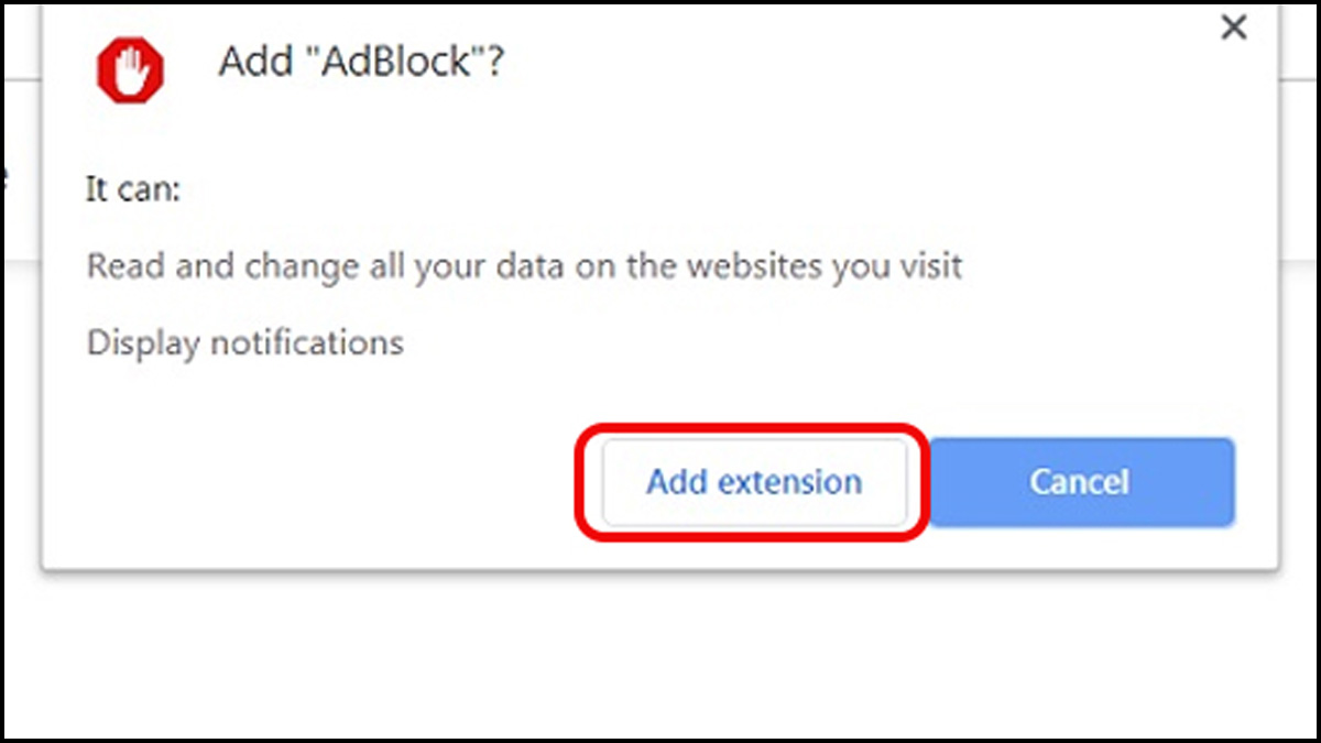 Bước 2: Cách chặn quảng cáo trên Google Chrome từ máy tính bằng cách Sử dụng tiện ích mở rộng AdBlock trên máy tính