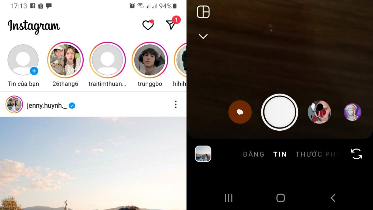 Bước 1: Cách chèn filter vào ảnh video có sẵn trên Instagram