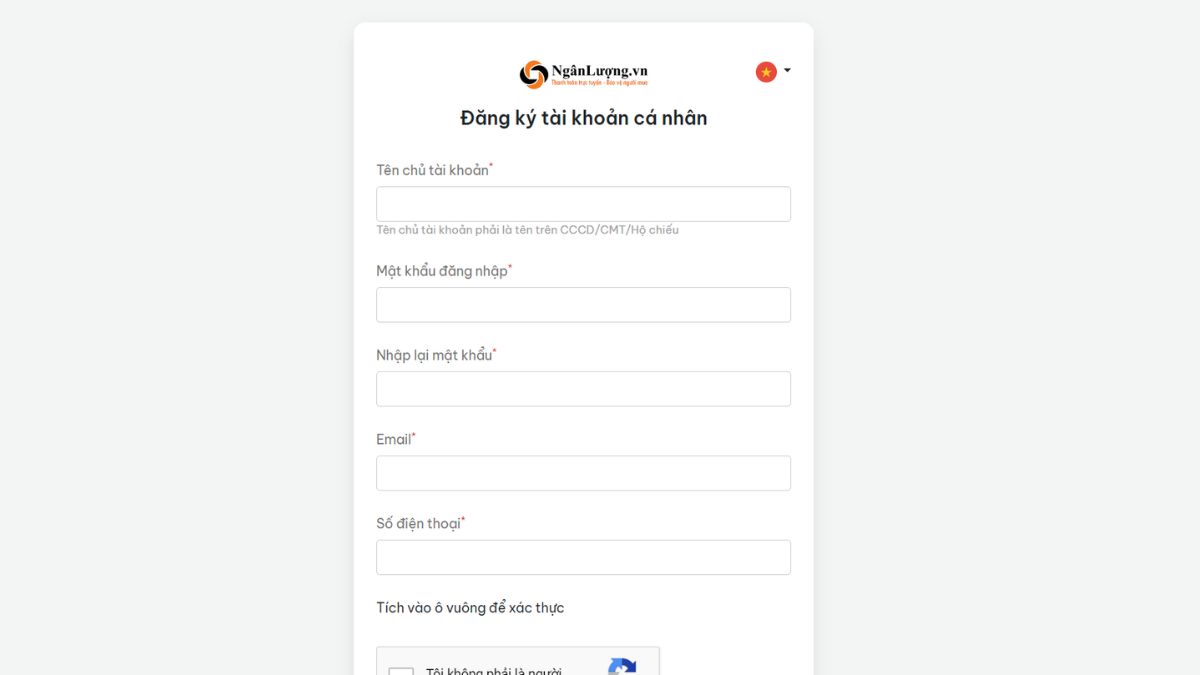Cách chuyển tiền từ sim sang MB Bank bằng Ví Ngân Lượng bước 2 