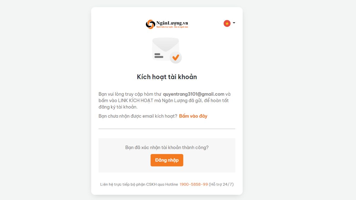 Cách chuyển tiền từ sim sang MB Bank bằng Ví Ngân Lượng bước 3 