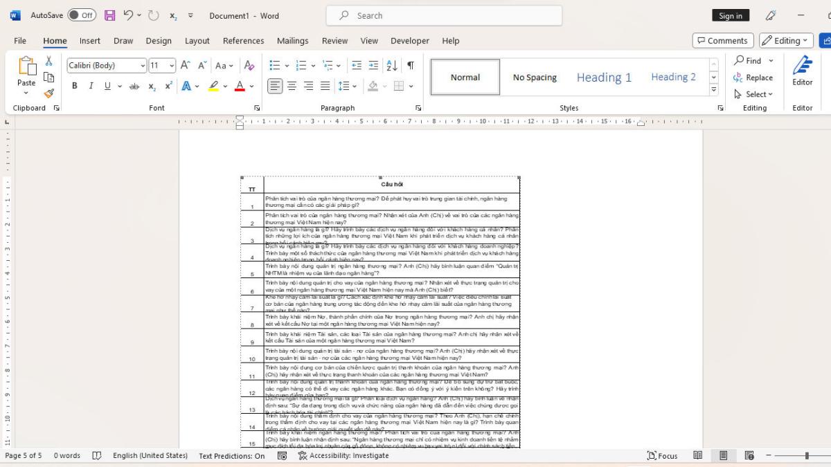 Cách copy dữ liệu từ Excel sang Word bằng AutoFit Wordbước 2