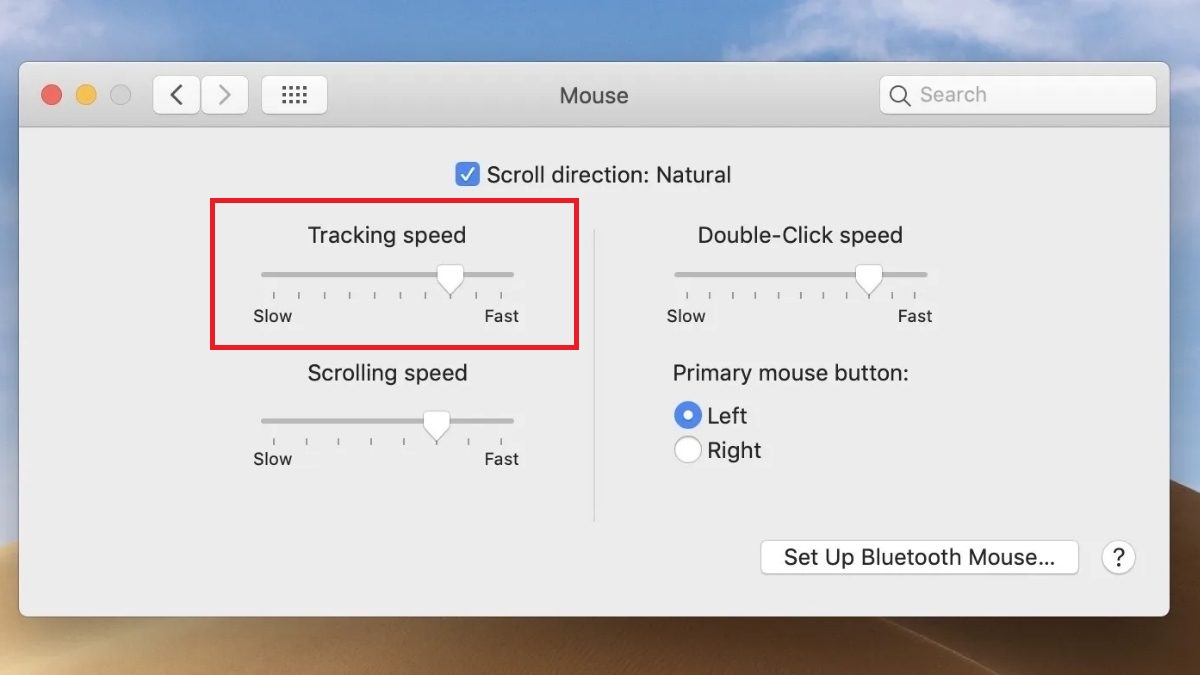 Cách tùy chỉnh tính năng chuột không dây trên MacBook bước 3 - 1 