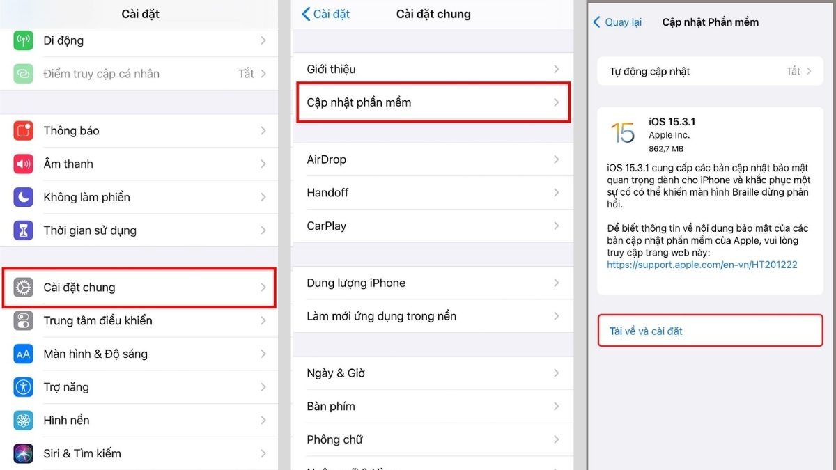 cách làm iPhone chạy mượt hơn bằng việc cập nhật phiên bản iOS