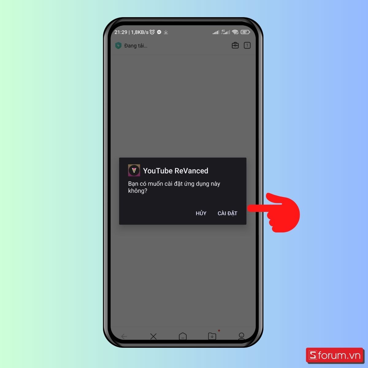 Cách tải YouTube ReVanced 18.19.35 mới nhất năm 2023 - bước 4