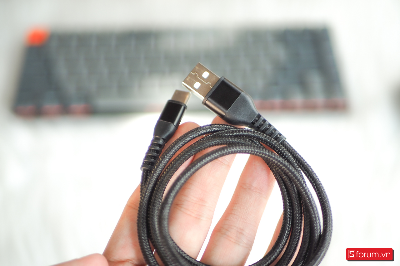 Cáp USB-A to Type-C Devia Gracious 1M