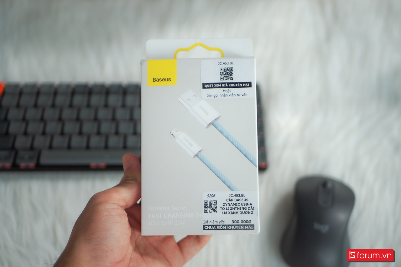 Cáp Baseus Dynamic USB-A to lightning 2M