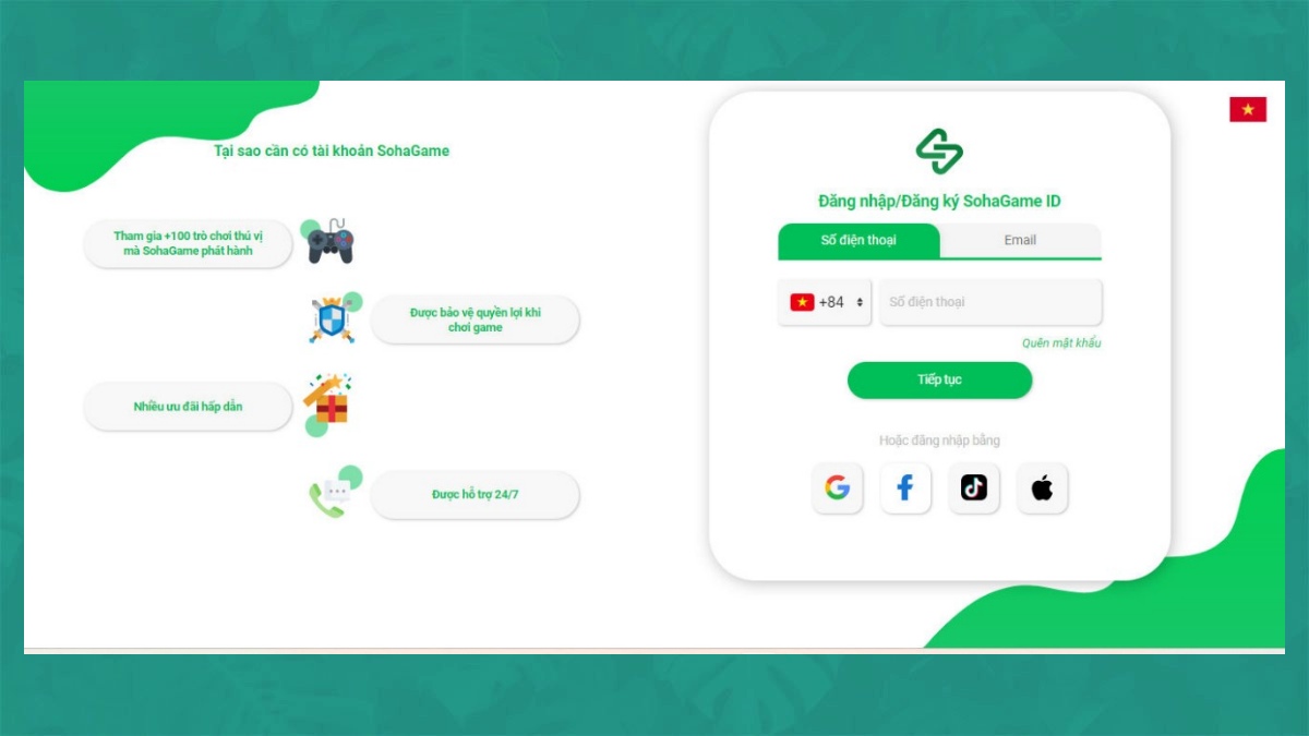 Cách nhập code Đại Soái 3Q mới nhất 2025 bước 1