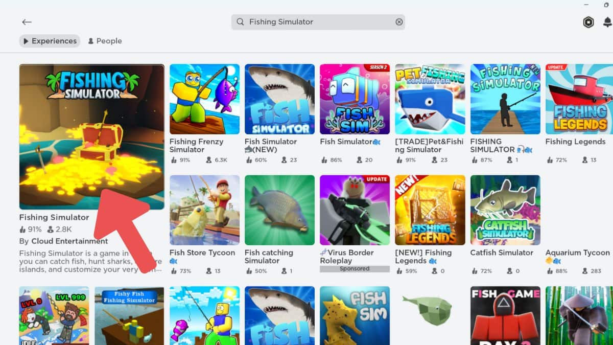 Cách nhập code Fishing Simulator mới đơn giản nhất bước 1