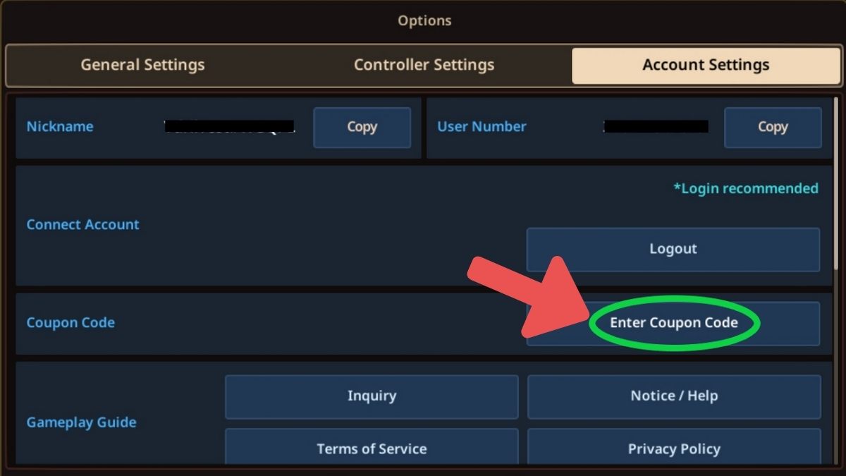 Cách nhập code Guardian Tales trên Android bước 