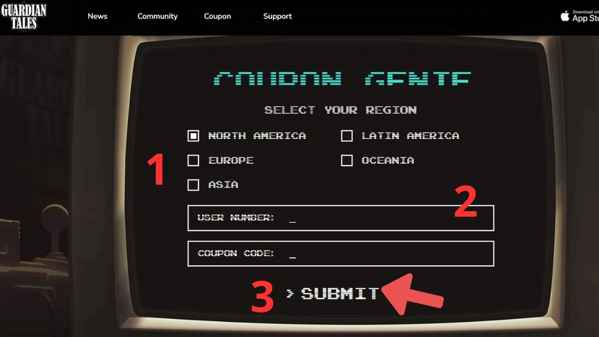 Cách nhập code Guardian Tales trên điện thoại IOS