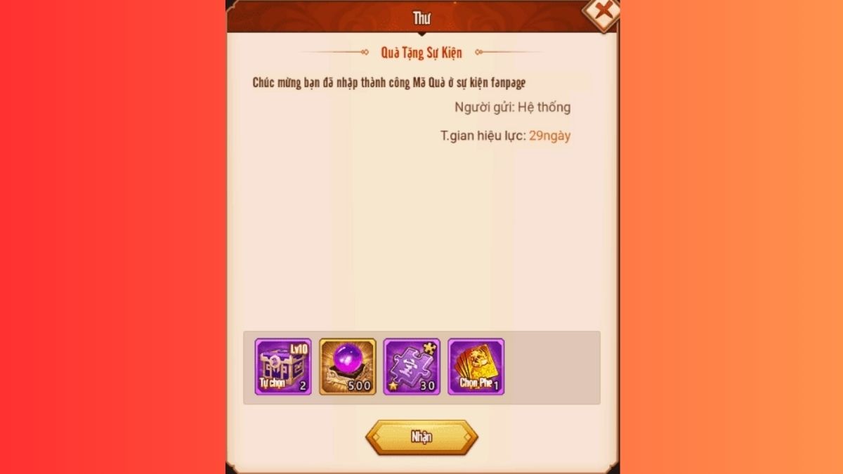 Hướng dẫn cách nhập code Tam Quốc Chess bước 4