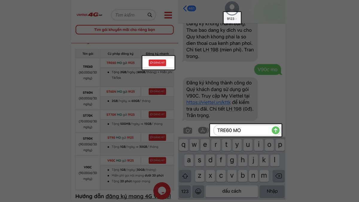 Hướng dẫn cách đăng ký 4G Viettel nhanh chóng