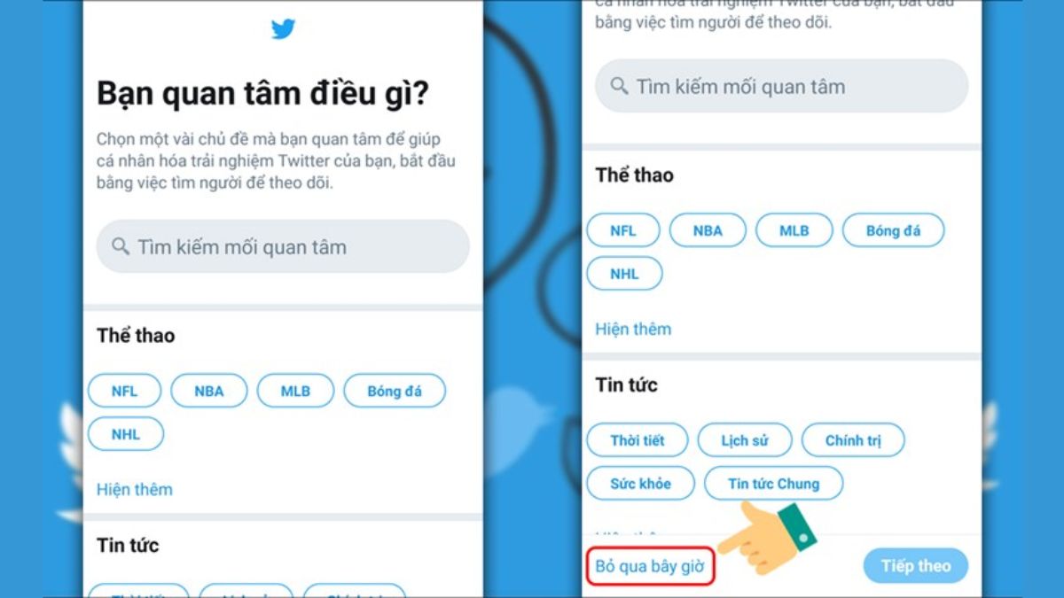 Bước 4: Cách đăng nhập Twitter bằng số điện thoại, Gmail