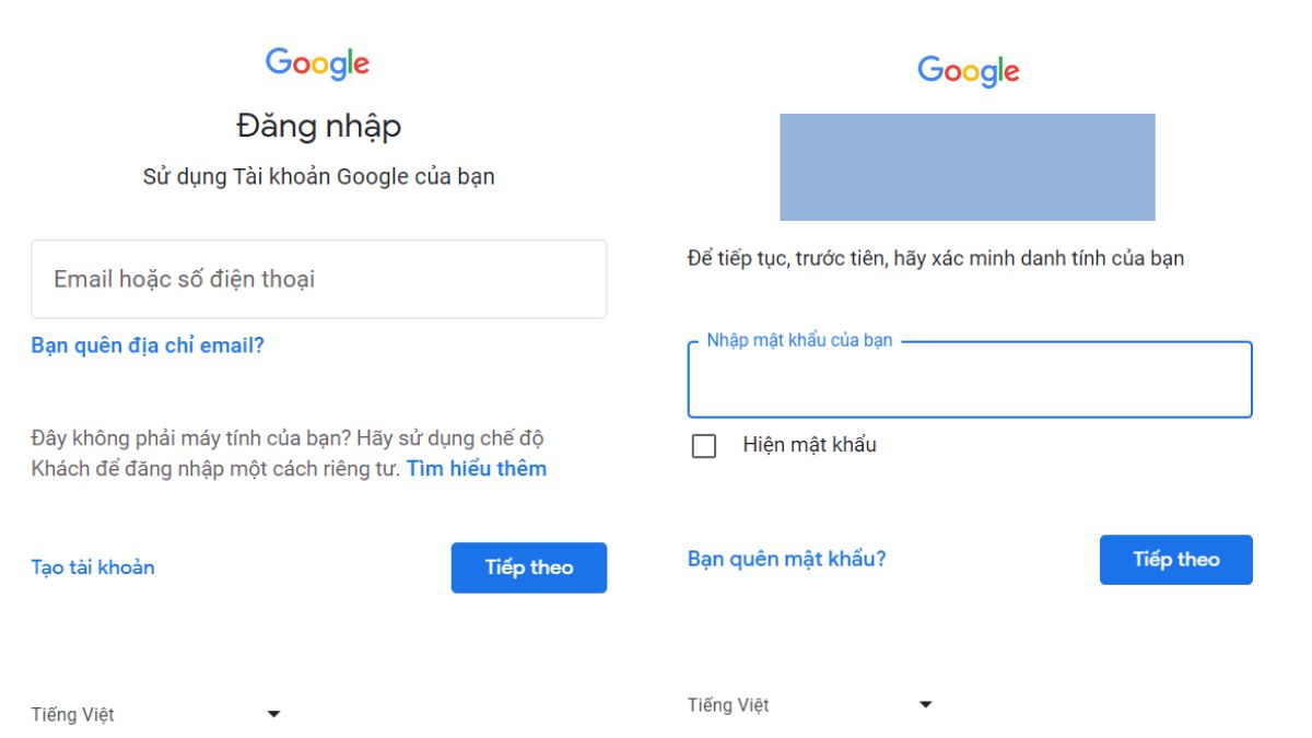 Bước 3: Cách đăng nhập Twitter bằng số điện thoại, Gmail