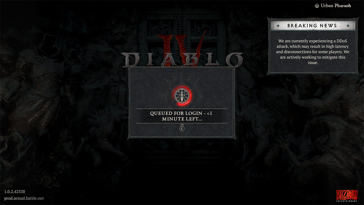Diablo 4 bị tấn công DDoS, fan đòi Blizzard thêm chế độ ngoại tuyến