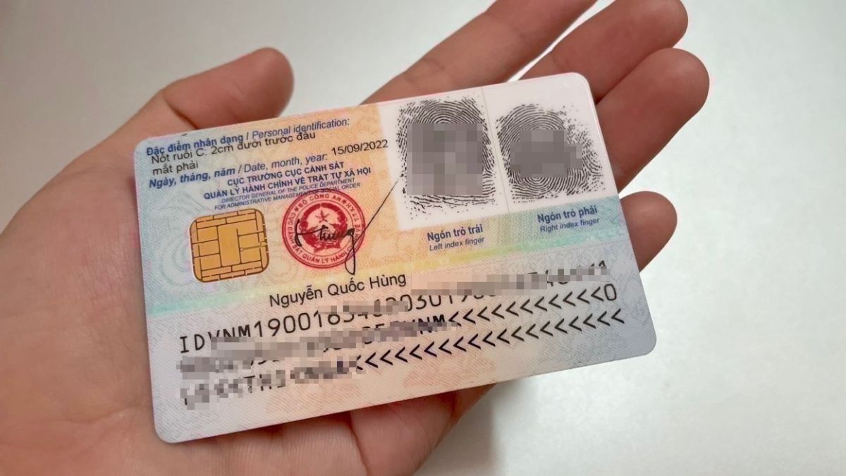 Hướng dẫn cách đăng ký định danh mức 2 với người có căn cước công dân gắn chíp bước 2