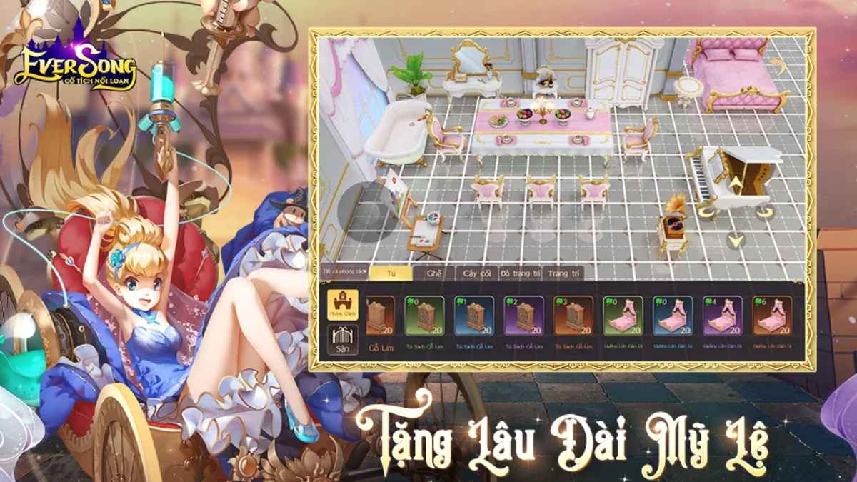 Game Ever Song: Cổ Tích Nổi Loạn giúp bạn Hóa thân phiêu lưu vào thế giới cổ tích Parody