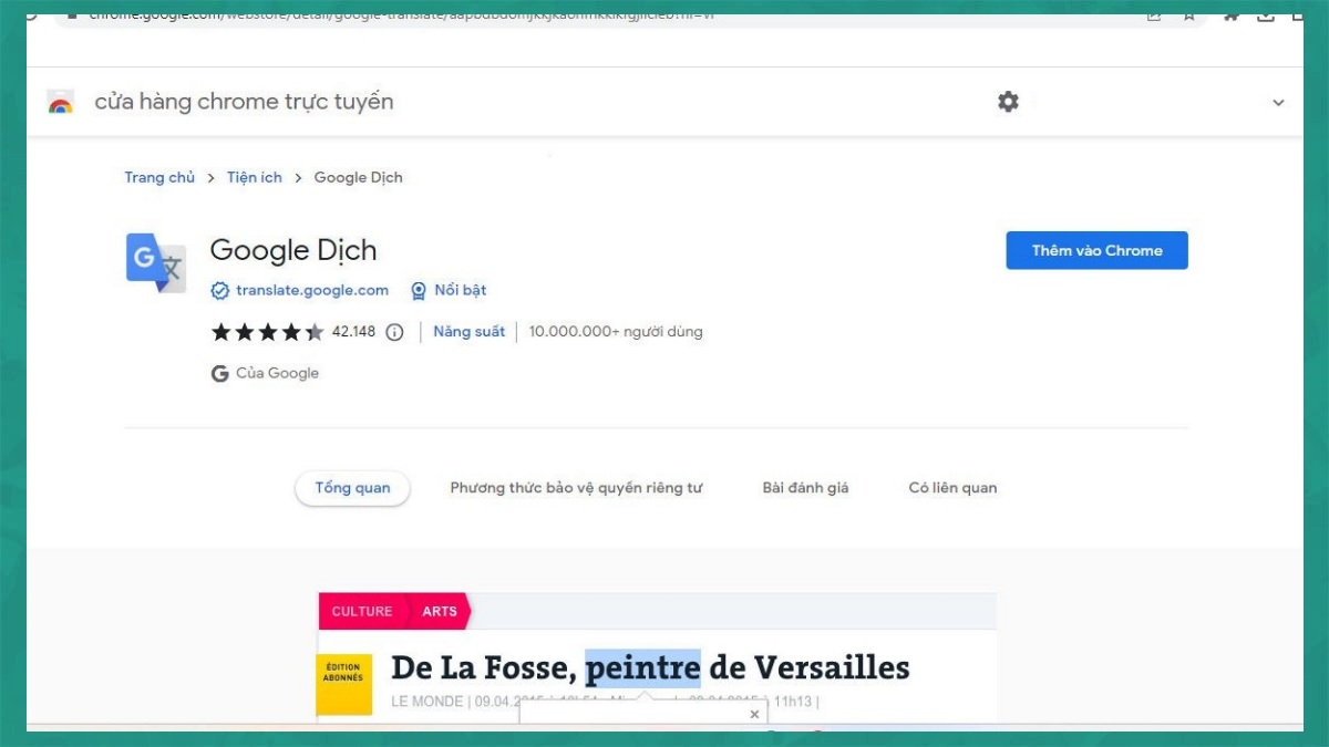 Bước 2: Cách tải và sử dụng nhanh Google Extension trên Chrome