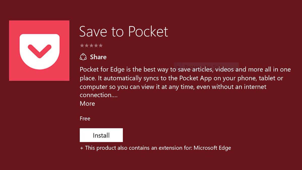 Save to Pocket là một Extension Chrome mở rộng giúp lưu lại tất cả các bài viết trên các trang web
