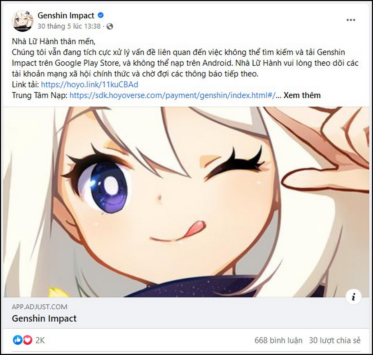 Genshin Impact đã 