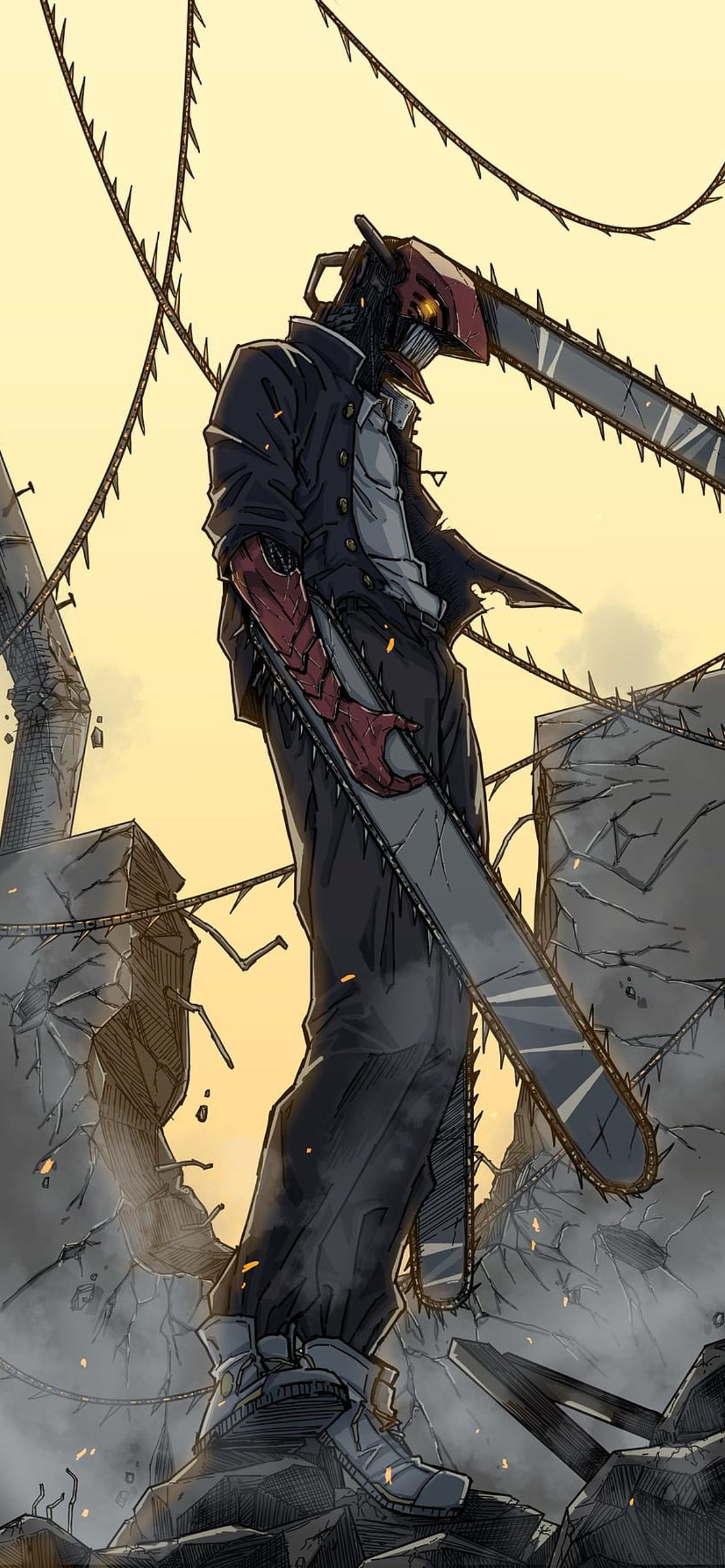 Tải ngay bộ hình nền Chainsaw Man cho điện thoại - Ảnh 16