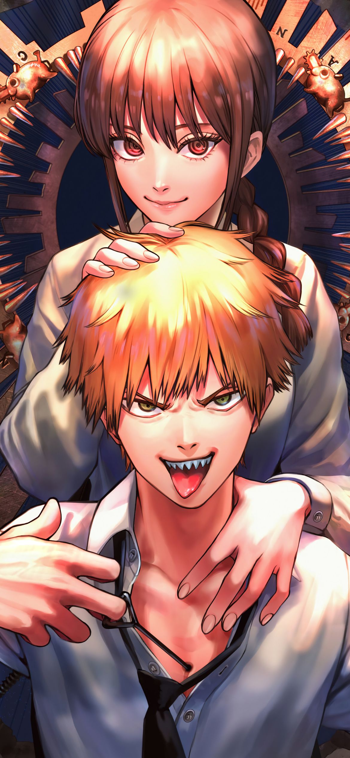 Tải ngay bộ hình nền Chainsaw Man cho điện thoại - Ảnh 26