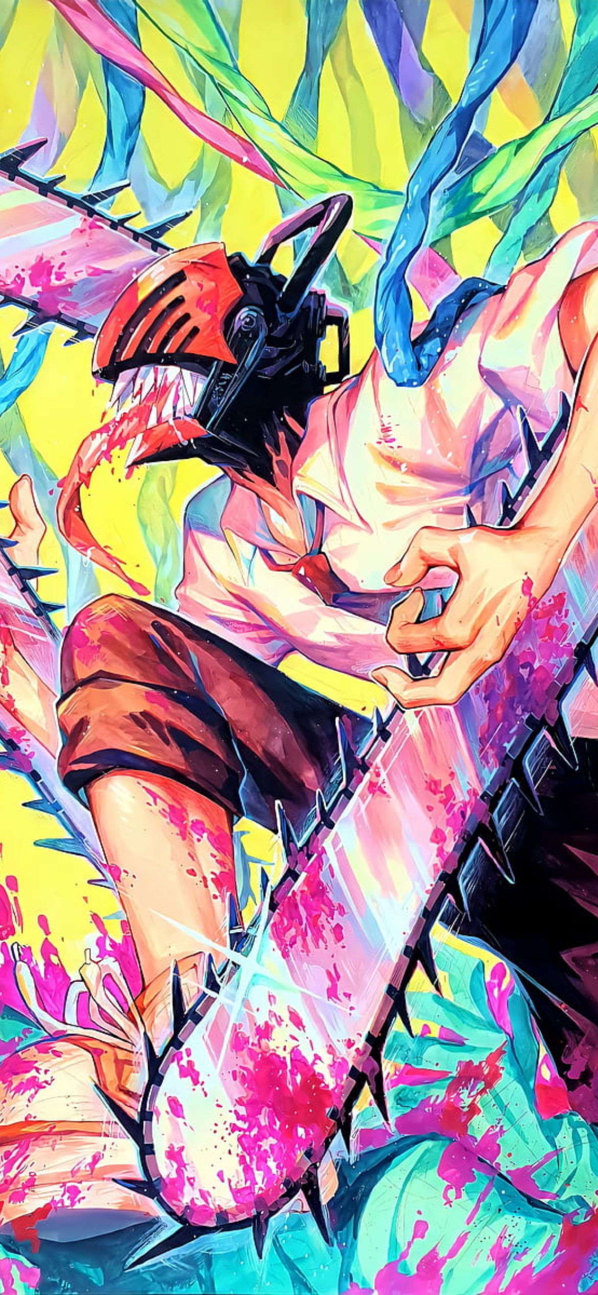 Tải ngay bộ hình nền Chainsaw Man cho điện thoại - Ảnh 4
