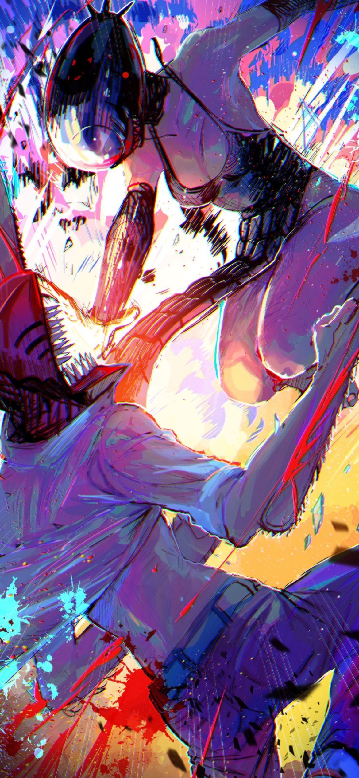 Tải ngay bộ hình nền Chainsaw Man cho điện thoại - Ảnh 6