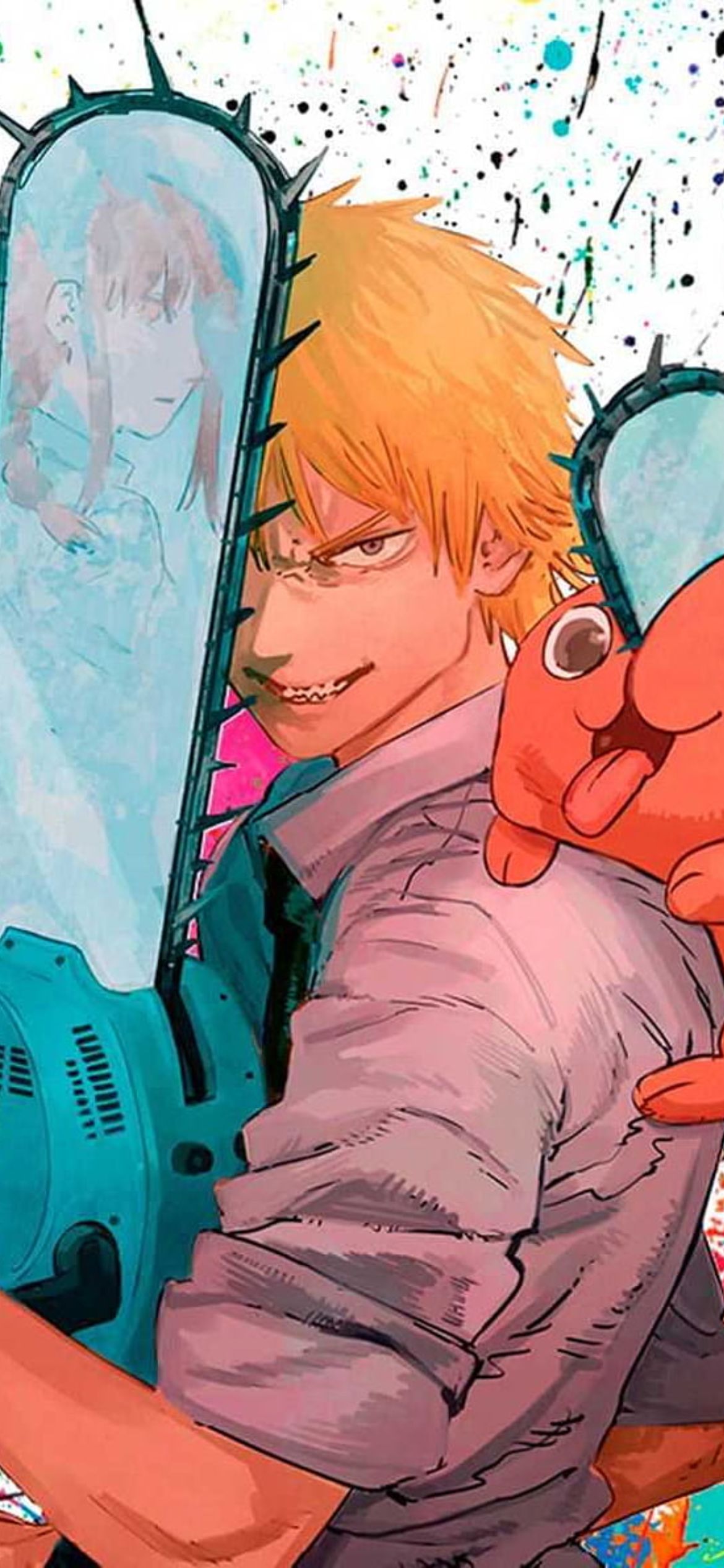 Tải ngay bộ hình nền Chainsaw Man cho điện thoại - Ảnh 7