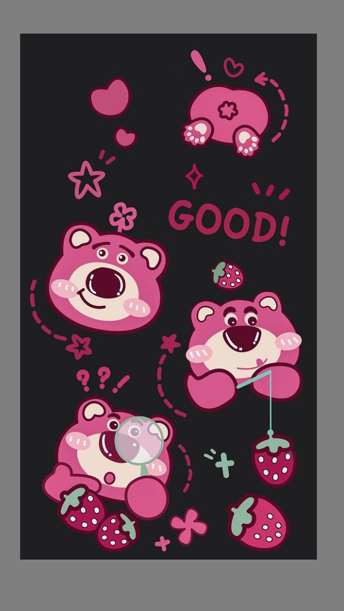 Tổng hợp hình nền điện thoại gấu dâu siêu cute