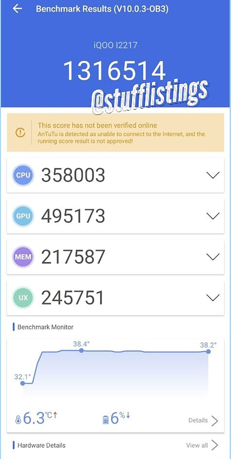iQOO Neo 7 Pro lộ hiệu năng trên AnTuTu