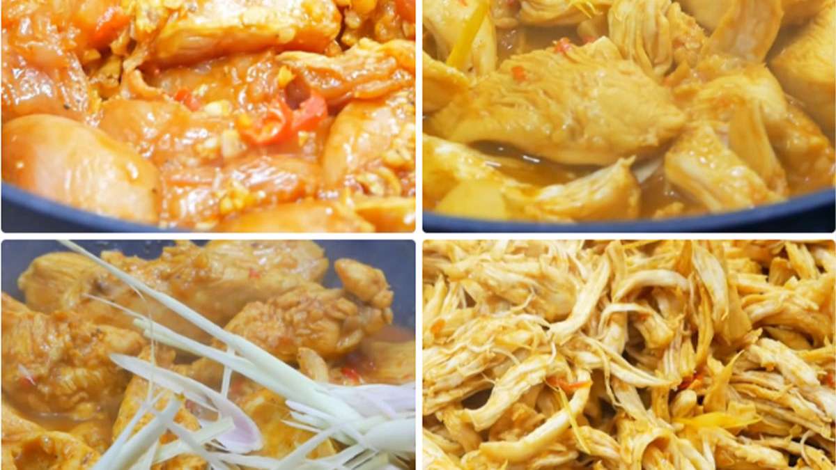 Cách làm khô gà bơ tỏi bằng nồi chiên không dầu đơn giản bước 4