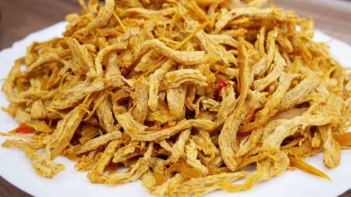 Cách làm khô gà bơ tỏi bằng nồi chiên không dầu đơn giản
