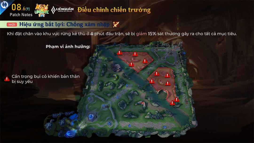 Liên Quân Mobile ra mắt 2 cơ chế mới khiến chấm dứt nạn cướp rừng.