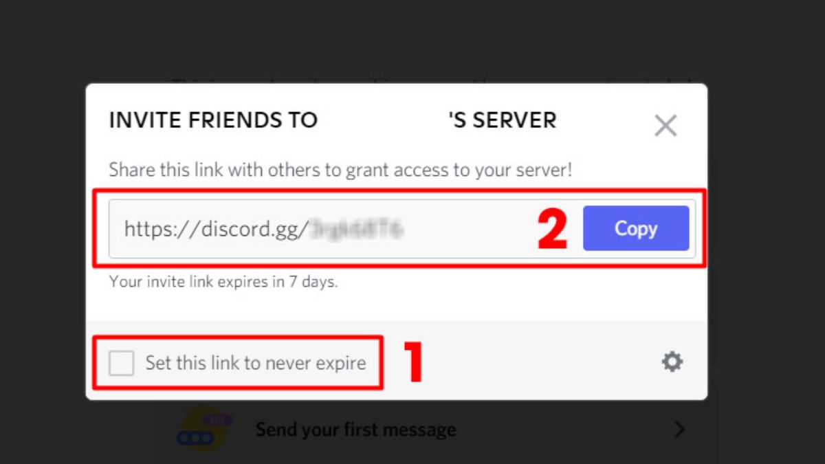 Bước 4: Cách tạo server Discord và mời bạn bè vào server