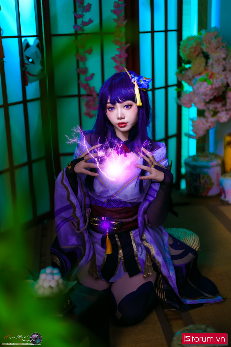 Sốc nhiệt với bộ ảnh cosplay của Raiden Shogun Genshin Impact