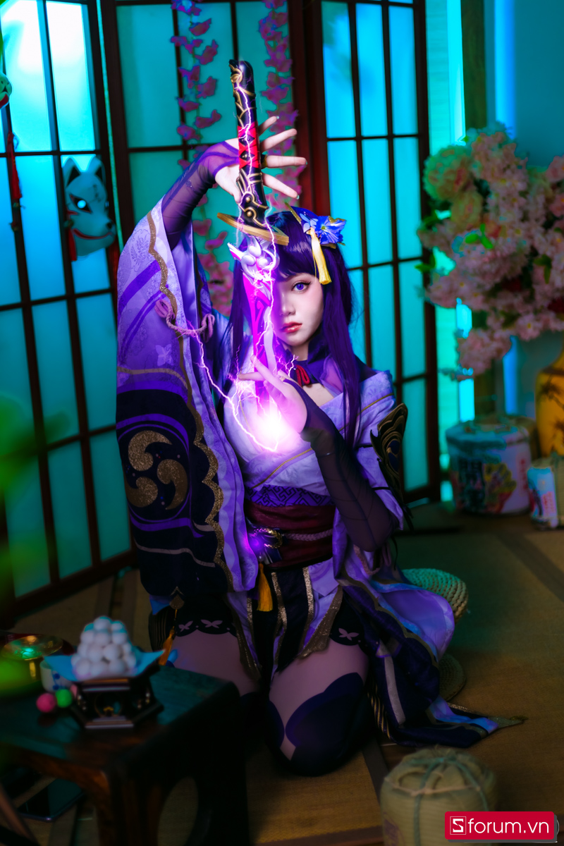 Sốc nhiệt với bộ ảnh cosplay của Raiden Shogun Genshin Impact