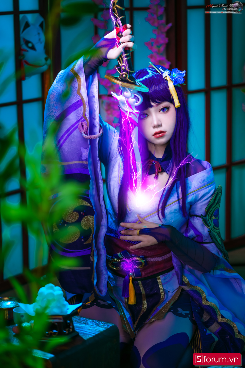 Sốc nhiệt với bộ ảnh cosplay của Raiden Shogun Genshin Impact