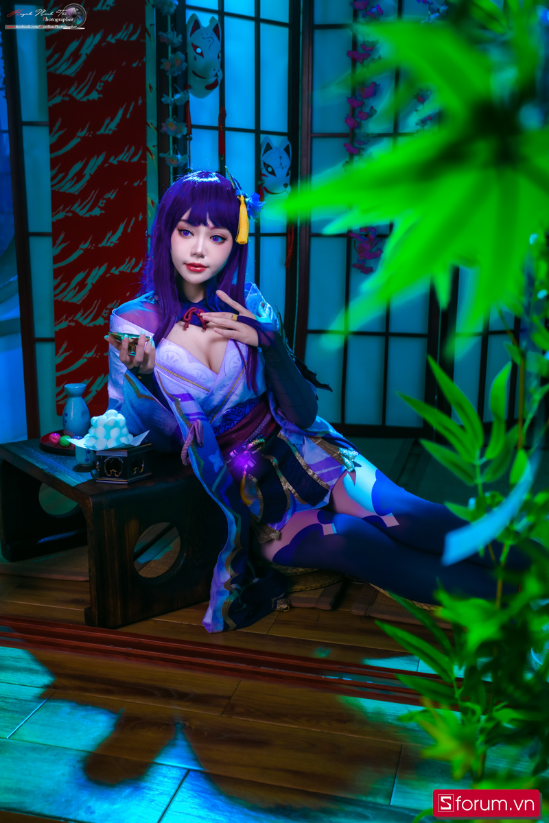 Sốc nhiệt với bộ ảnh cosplay của Raiden Shogun Genshin Impact