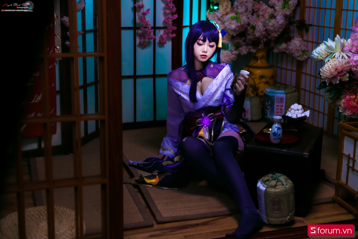 Sốc nhiệt với bộ ảnh cosplay của Raiden Shogun Genshin Impact