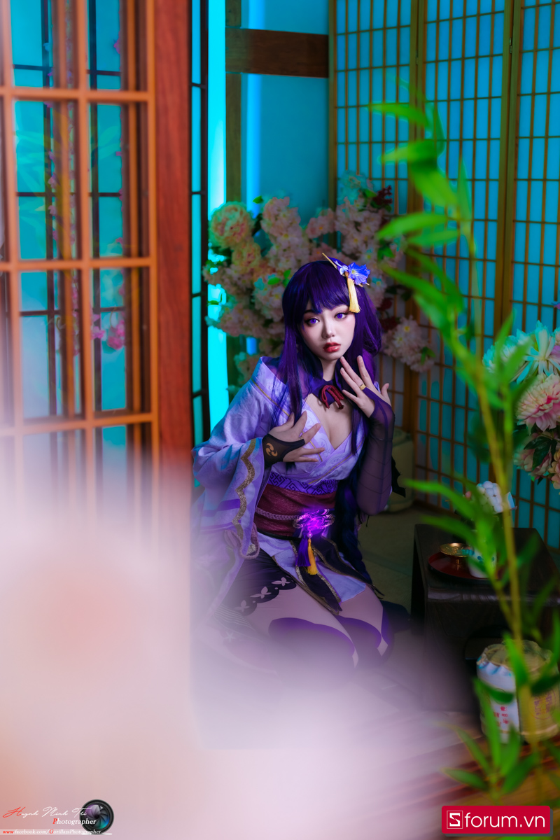 Sốc nhiệt với bộ ảnh cosplay của Raiden Shogun Genshin Impact