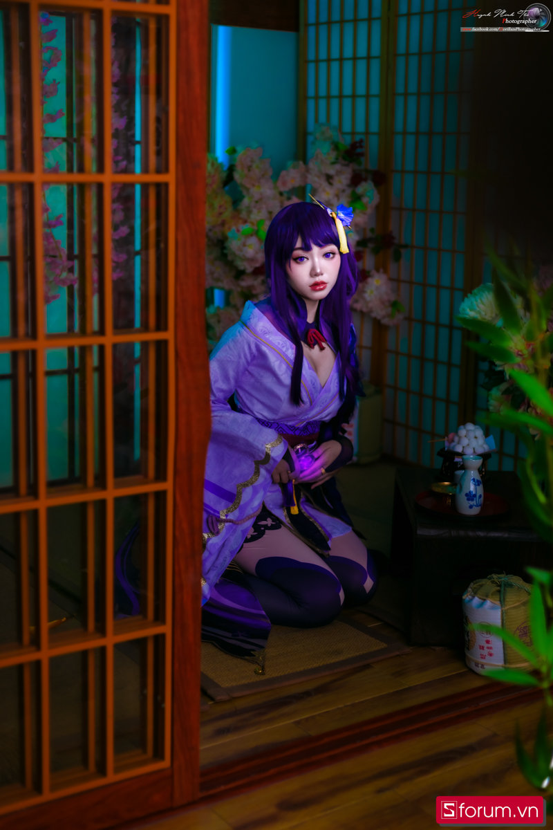 Sốc nhiệt với bộ ảnh cosplay của Raiden Shogun Genshin Impact