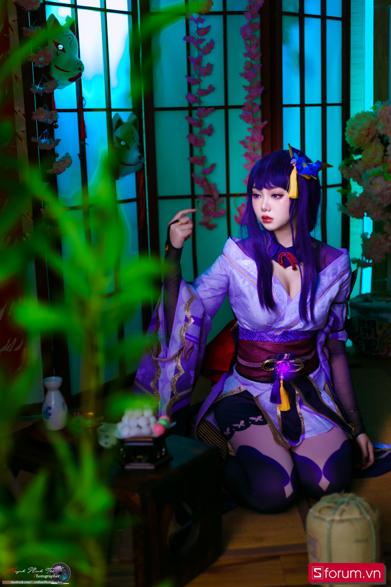 Sốc nhiệt với bộ ảnh cosplay của Raiden Shogun Genshin Impact