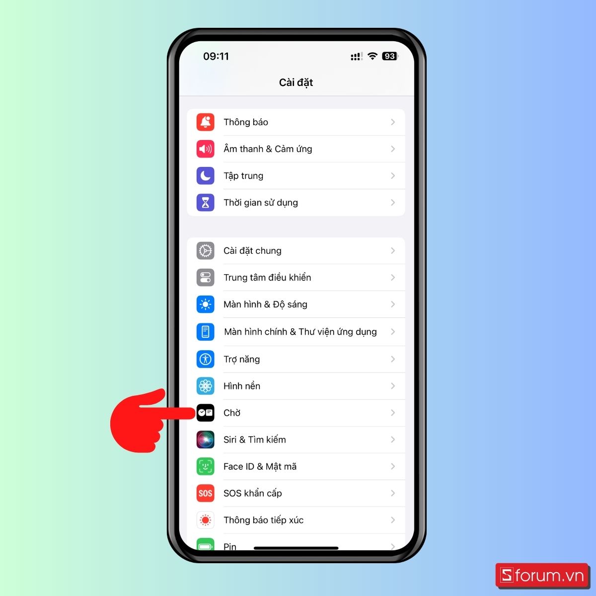 Cách bật tính năng Standby trên iOS 17 - Bước 1