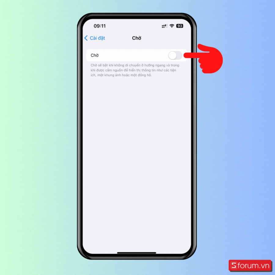 Cách bật tính năng Standby trên iOS 17 - Bước 2
