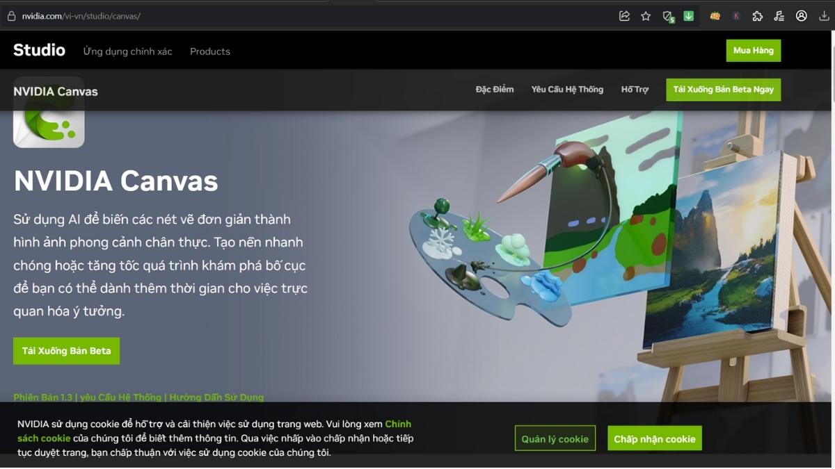 Cách tải NVIDIA Canvas trên máy tính