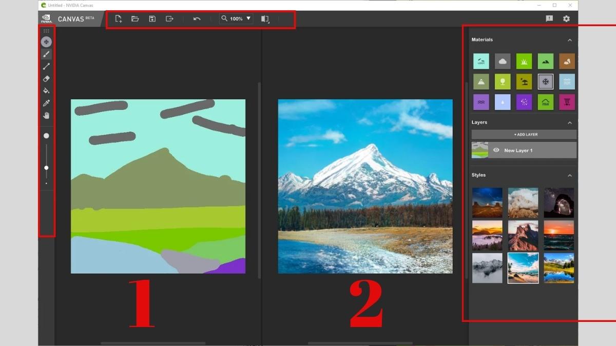 Hướng dẫn cách sử dụng NVIDIA Canvas