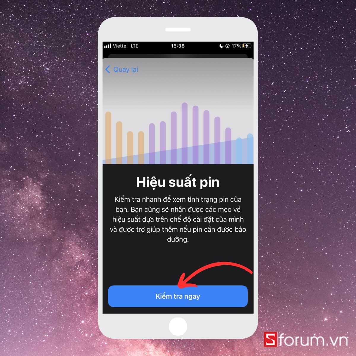 Cách xem tình trạng chai pin iPhone - bước 4